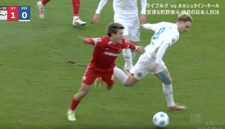 【写真・画像】メッシかよ！ 堂安律、超絶ドリブル→相手DFが大混乱「堂安ゾーン入った」解説者が絶賛… 華麗なターンから強引な縦突破「上手いな」　1枚目