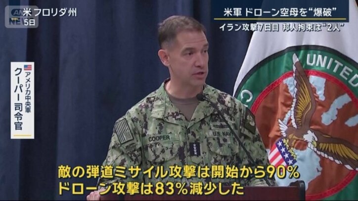 アメリカ中央軍　クーパー司令官