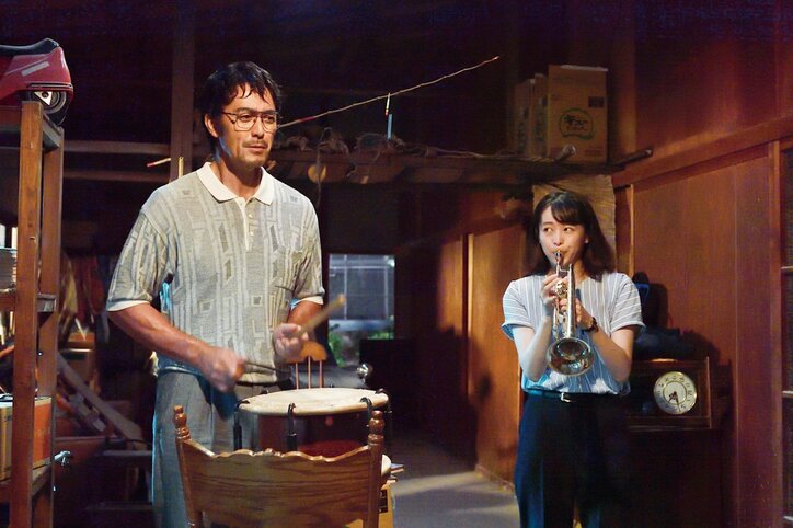 清野菜名、子育てと仕事の両立に悩む音楽隊のトランぺッターに『異動辞令は音楽隊!』新場面写真解禁