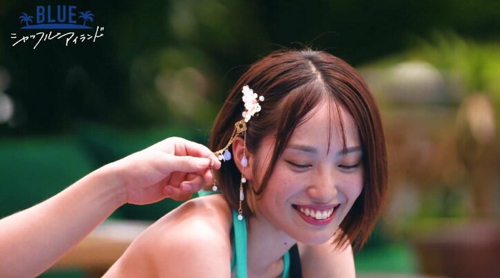 清楚系スレンダー美女に自然なボディタッチ…子犬系男子の男らしい一面に大興奮『シャッフルアイランド Season3』#2