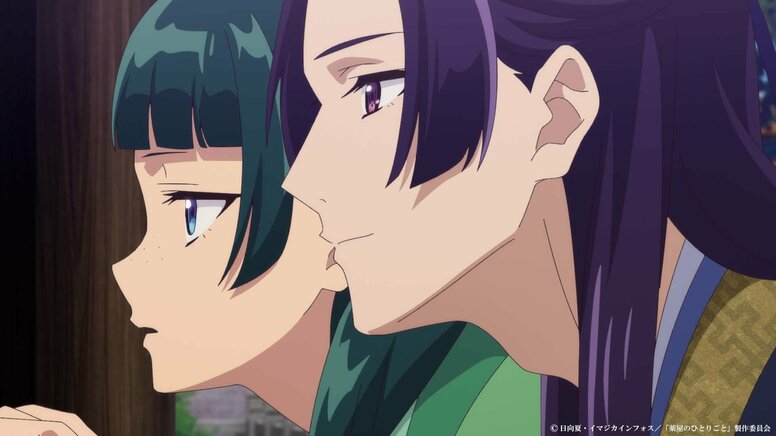 「赤子を抱いてるのかと」「夫婦じゃん…」とファン騒然！アニメ『薬屋のひとりごと』“情報盛り盛りすぎ”コラボビジュアルが話題