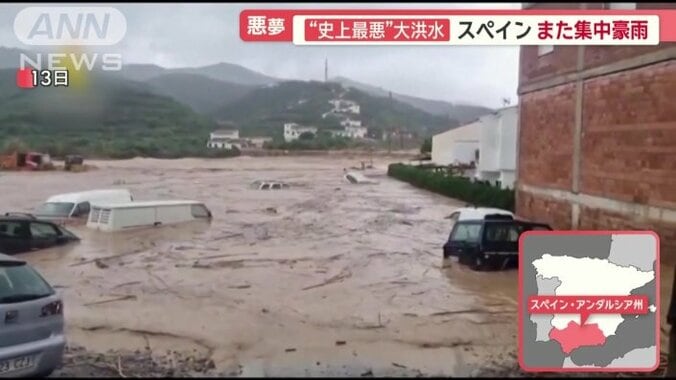 集中豪雨による被害