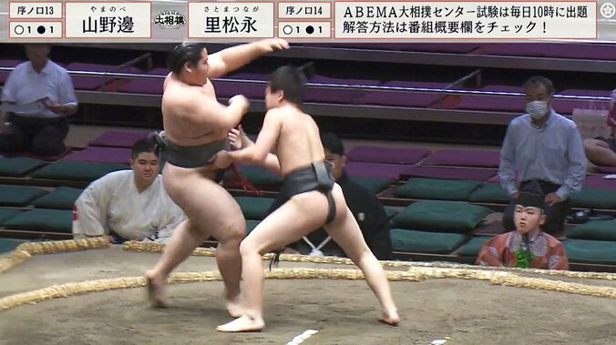 序ノ口十三枚目・山野邊（出羽海）