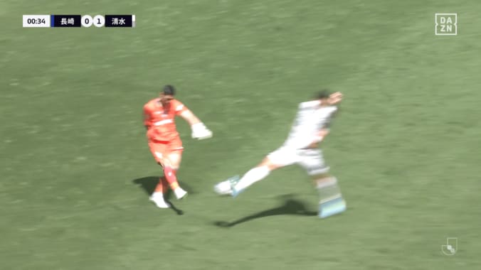 「嘘だろ？」清水FWの衝撃“キックオフ7秒ゴール”が大バズり！「鬼プレスだ」ファンは“J1最速記録”の行方に注目 3枚目