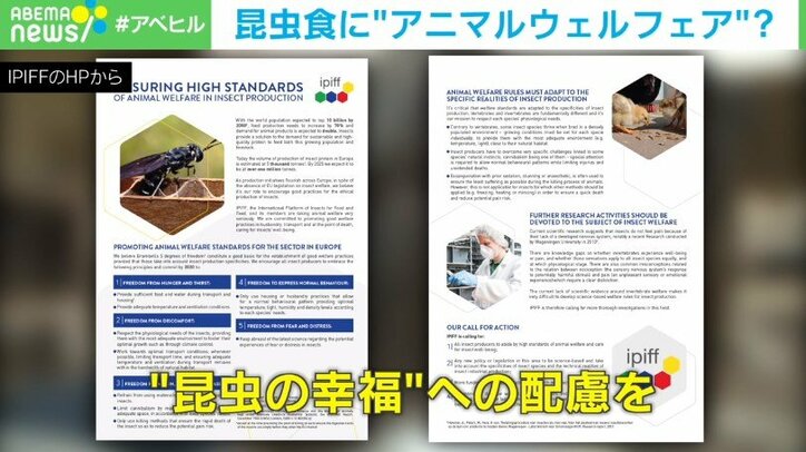 苦しんだ昆虫はおいしくない? 100億人時代に向け増産の昆虫食に”アニマルウェルフェア”は必要か