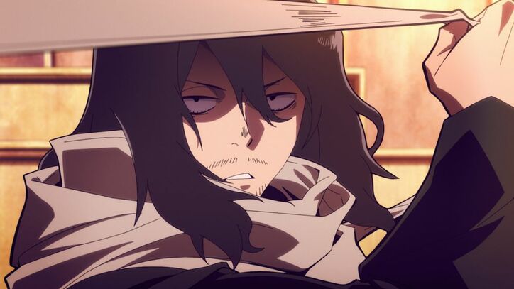 アニメ『ヴィジランテ -僕のヒーローアカデミア ILLEGALS-』相澤消太、場面カット1