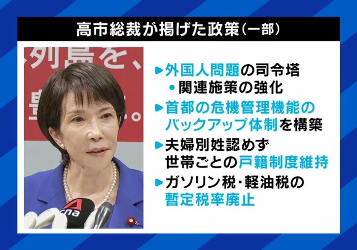 高市氏が掲げた政策