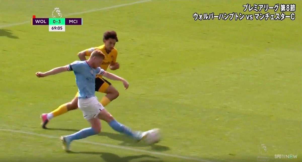 守備組織を破壊！無慈悲な崩しに視聴者は「もう理解不能」 ハーランド