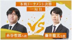 糸谷哲郎八段 対 藤井聡太七段　ファン68％が藤井七段の優勝を予想　解説は羽生善治九段／将棋・AbemaTVトーナメント