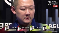 村上淳、会心の4万点級「リーチのみ」オーラス逆転トップで初代王者へ邁進／麻雀・Mリーグ2018　朝日新聞ファイナルシリーズ