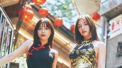 “伝説のシスターズ”Erika＆百瀬まりな、初上陸の台湾に映えるメリハリボディ 『週プレ』表紙＆巻頭グラビア
