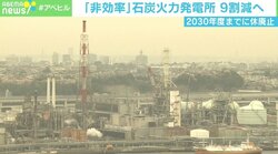 “非効率”石炭火力発電所を9割減へ 専門家は評価も「危機感の薄さ」を指摘