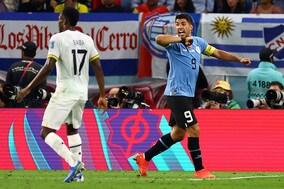 【W杯】ウルグアイがガーナに2-0勝利も…韓国の劇的白星により両チーム揃ってGL敗退