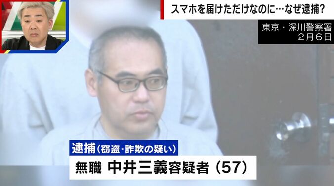 中井容疑者（57）