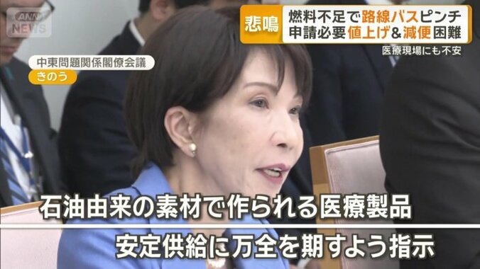 医療製品の安定供給に万全を期すよう指示