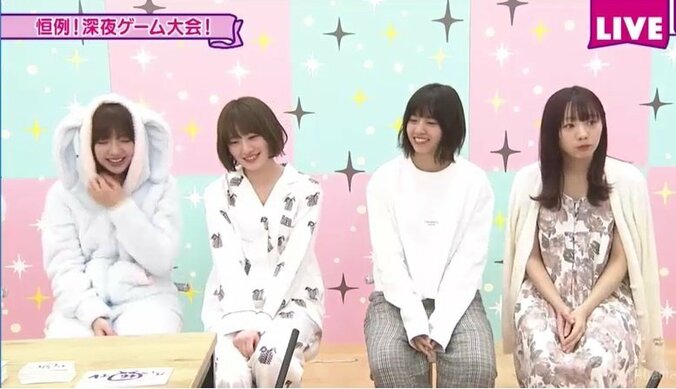 西野七瀬、齋藤飛鳥らが私服パジャマ姿で深夜ゲーム大会「私の乃木坂の見方」 3枚目