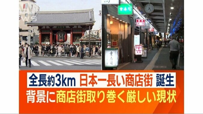 東京・浅草に日本一長い商店街が誕生　名店発見！下町を散策　一つになって活性化へ 1枚目