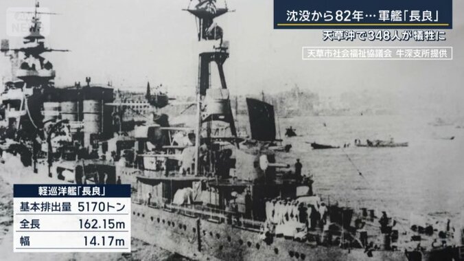 旧日本海軍の軽巡洋艦『長良』