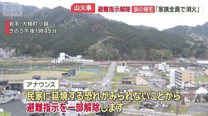 一部地区を除いて避難指示解除