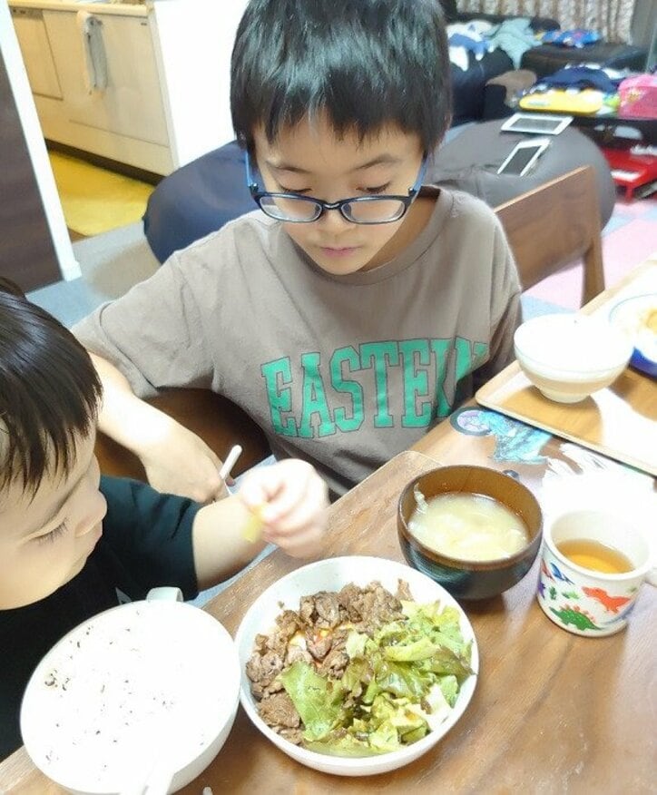 山田花子、兄弟で違うおかずにした夕食「長男には、悪いと思いましたが」