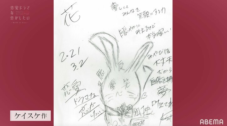 写真 賑やかに見えるけど本当は寂しい 内面を表現している ケイスケの描く似顔絵に衝撃走る ドラ恋 Kiss Or Kiss Act 2 ニュース Abema Times