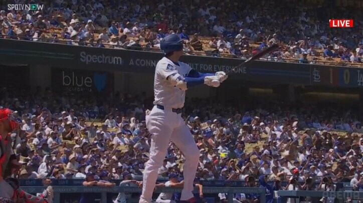 【映像】大谷39号に味方唖然、観客総立ち…壮観カメラアングル
