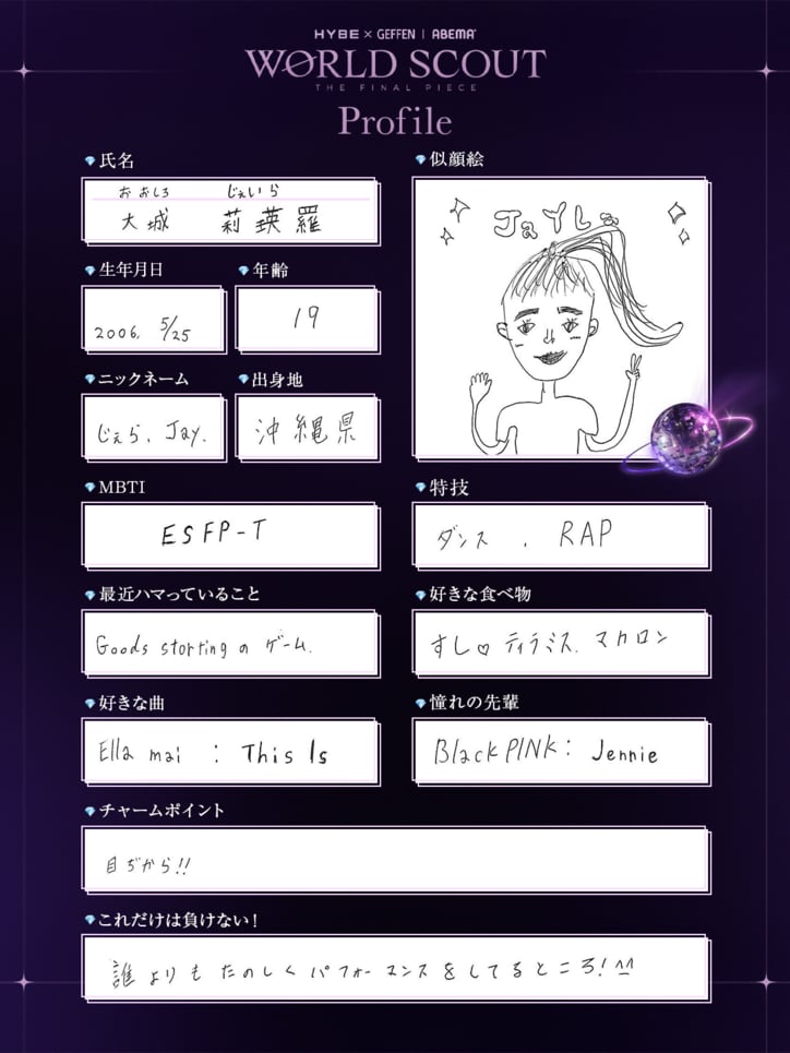【写真・画像】『WORLD SCOUT: THE FINAL PIECE』メンバープロフィール 27枚目