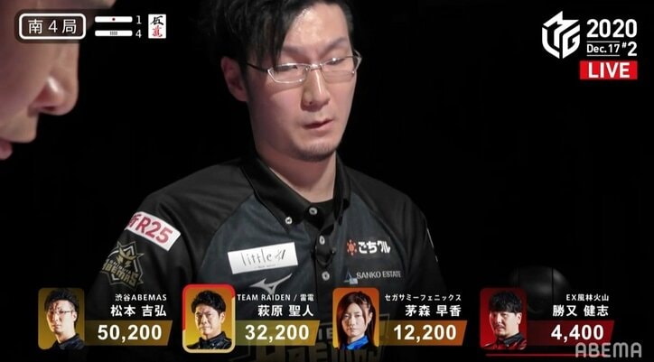 レジェンドも「立派になりました」とお墨付き 若武者・松本が成長の4勝目／麻雀・Mリーグ