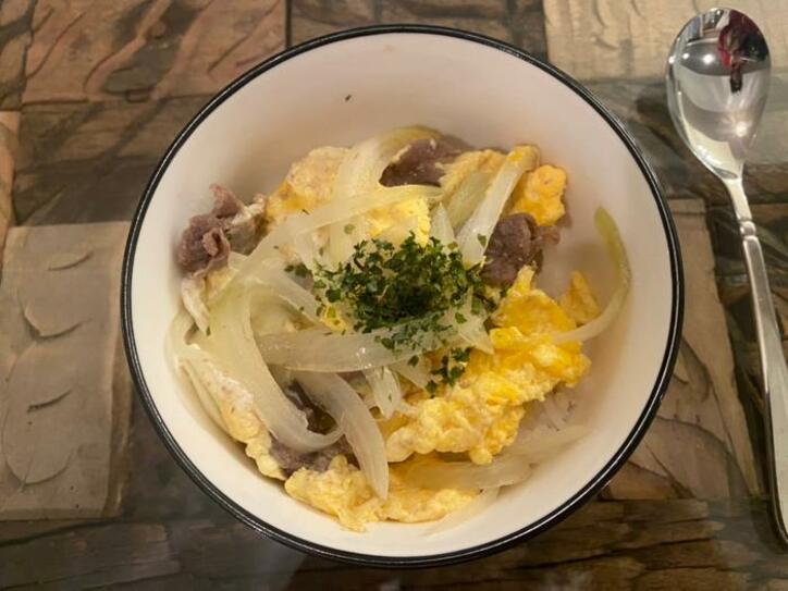  宮崎謙介、息子が朝から大盛りで食べた料理「美味しそう」「栄養満点」の声 