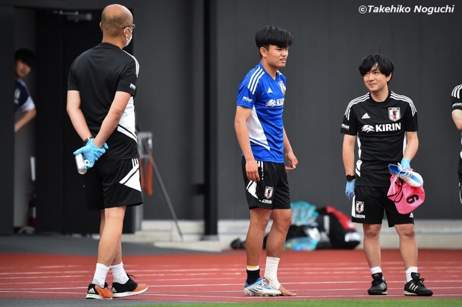 日本代表合宿初日は25名で開始 うち7名別メニュー 久保が練習中に左足首負傷で切り上げ サッカーキング Fifa ワールドカップ 22 完全ガイド