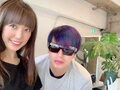 アレク＆川崎希、夫婦でイメチェンした姿を公開「熱帯魚カラーにしてた」