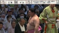 しまった…宇良ヒヤリ 王鵬を突き出した土俵下に着物女性の姿 双方の無事確認で“ホッと”ひと安心 「心配する宇良」気遣いに反響