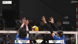 女子バレーで“ピタゴラ”ブロック 元日本代表も唸り声「んーー、ナイスブロック！」