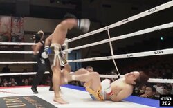 フルコン空手出身ファイターが衝撃KO えぐい左フックでなぎ倒す 高いKO率にも納得の声