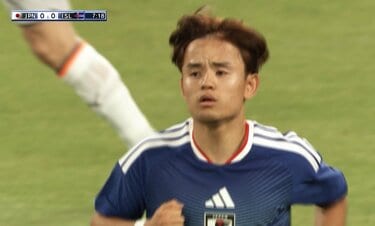 国立競技場が騒然！久保建英、“極上クイックパス”で決定機演出「痺れた