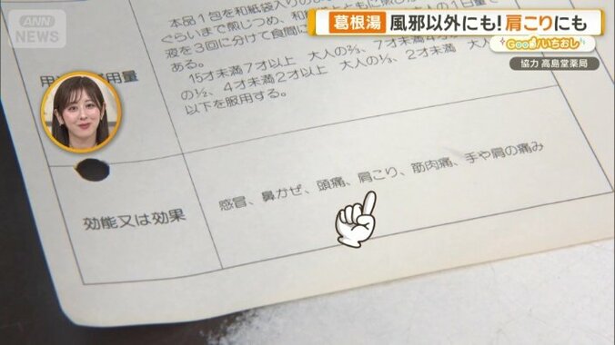 適応症の中に“肩こり”