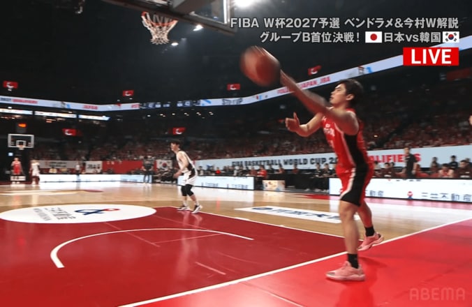 原修太がスローインを投げたが…