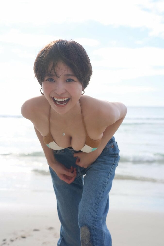 渡邊渚、“ありのままの姿“を収めた1st写真集『水平線』が発売決定 初挑戦カットも 1枚目