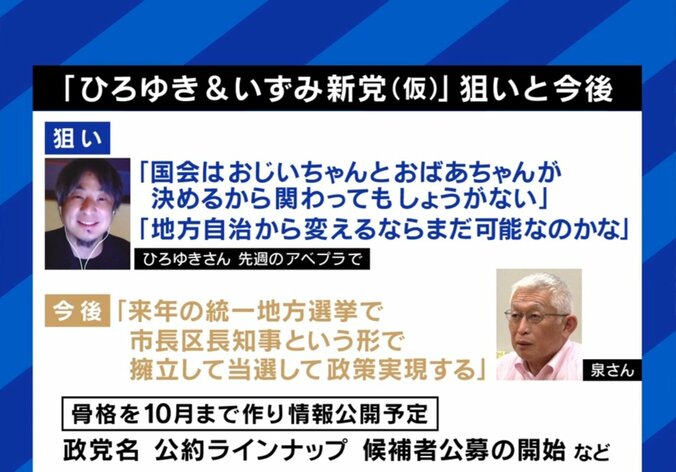 新党の狙いと今後