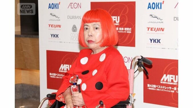 【訃報】前衛芸術家の草間彌生さん死去 香取慎吾さんらが追悼 「水玉」モチーフのデザイン 国内外で評価 6枚目