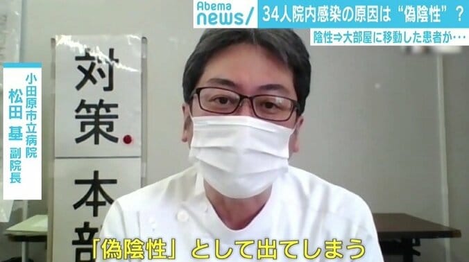 34人院内感染の原因は“偽陰性”か 収束後初めて取材に応じた副院長「PCR検査を過信しすぎてはいけない」 1枚目