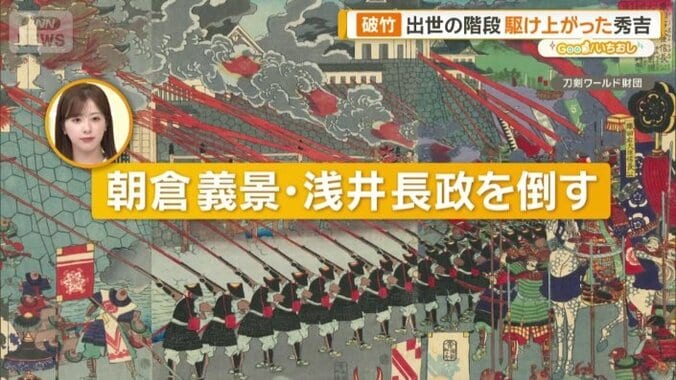 朝倉義景・浅井長政を倒す