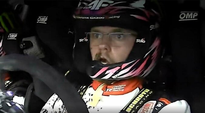 嘘でしょ…顔まで「ドロドロ」「泥が侵入」 世界ラリーで話題の衝撃光景「車の中に入ってきちゃってる」中継騒然 3枚目