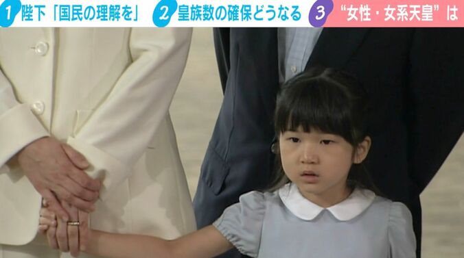 4歳の時の愛子さま