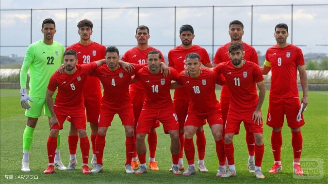 親善試合に挑むイラン代表