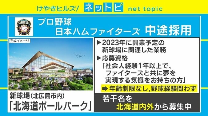 「アスパラガスが、太い！」日本ハムファイターズ中途採用の“家族円満転職サポートツール”が話題 1枚目