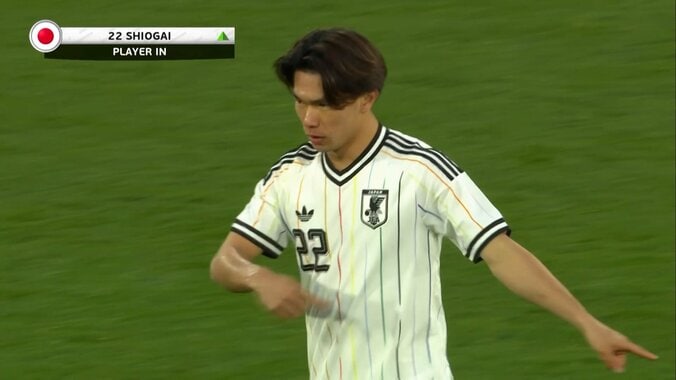 A代表デビュー戦で存在感を放った塩貝健人