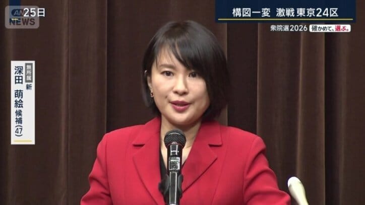 無所属の深田萌絵さん