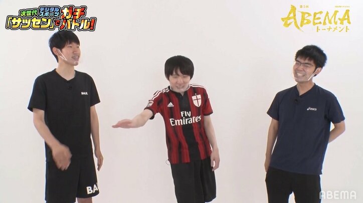 チーム天彦、次世代スポーツ「サッセン」に挑戦!佐藤天彦九段の華麗なるジャンピングアタックにファン「いい飛び込みだ~」/将棋・ABEMAトーナメント