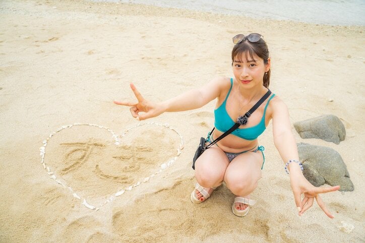 清楚に見えて肉食系！美人すぎるカフェ店員・りんの水着オフショット一挙解禁『シャッフルアイランド Season4』